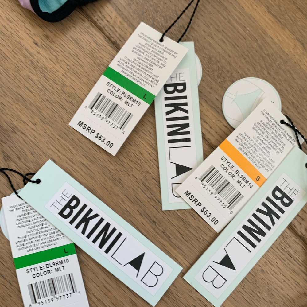 BIKINI LAB Color Block Cutout One Piece swimsuit - Picture 4 of 4